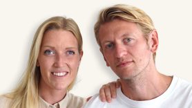 bilden visar Karin och Johan Löf som kallar sig sparmakarna på instagram och ger tips om privatekonomi