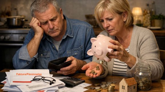 Två seniorer som vänder på slantarna