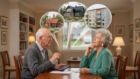 två pensionärer funderar på att downsiza för att få mer pengar över som pensionärer.